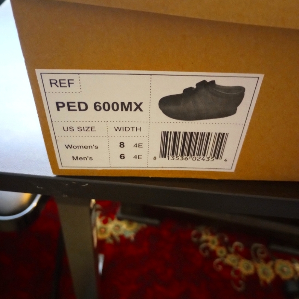 PED 600MX Black Shoes